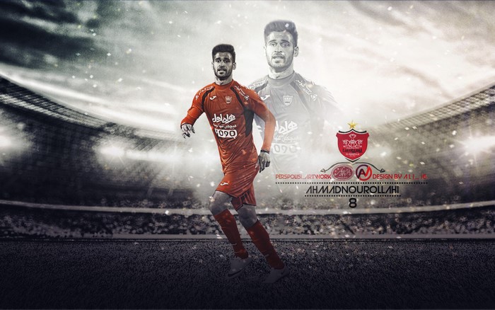 Ahmad Nourollahi Persepolis F.C. football stadium artwork