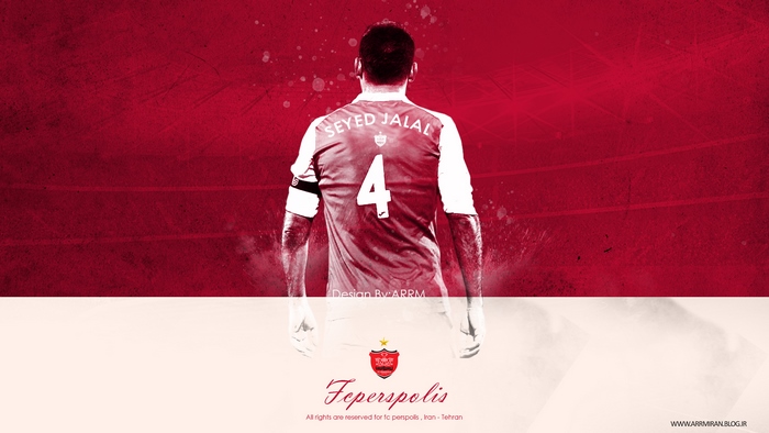 Seyyed Jalal Hosseini #4 Persepolis F.C. Football Art