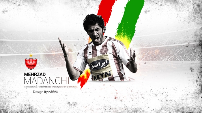 Mehrzad Madanchi, Iranian Football Midfielder for Persepolis F.C.