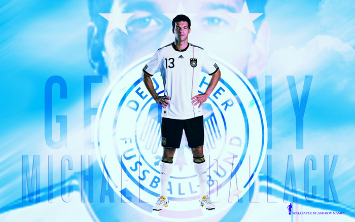 Michael Ballack Germany National Football Team Art