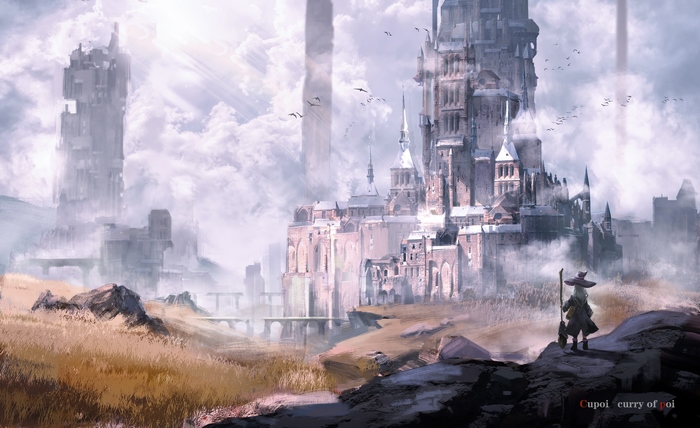 The Journey Of Elaina: Witch Overlooking Grand City