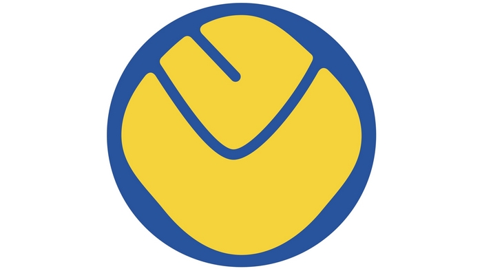 Leeds United F.C. Blue and Yellow Emblem Logo