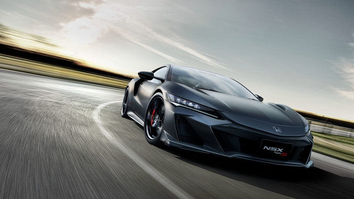 Honda NSX Type S Supercar in Motion 4K