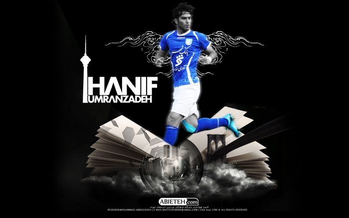 Hanif Omranzadeh Esteghlal F.C. Football Player Art