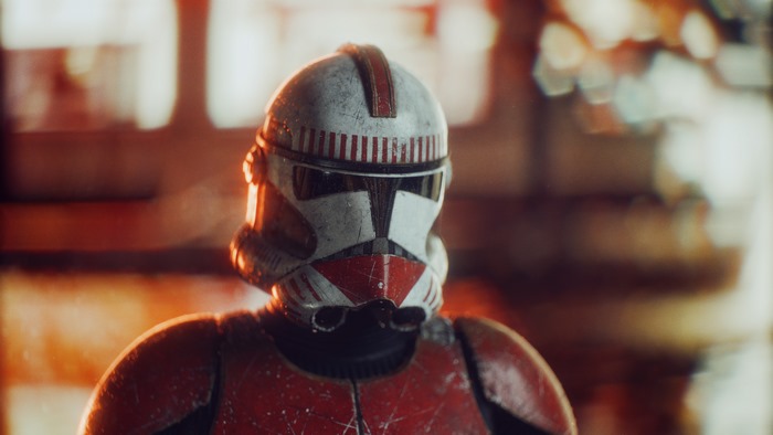 Coruscant Guard Clone Trooper close-up