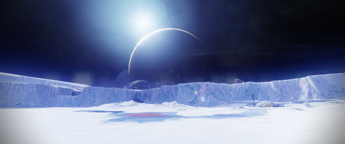 Beyond Europa: An Icy Eclipse