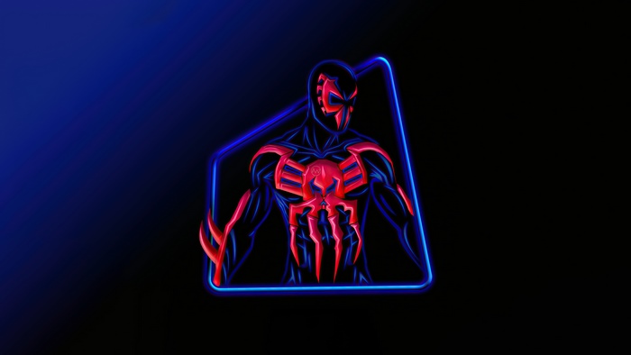 Spiderman 2099 Neon Red Suit