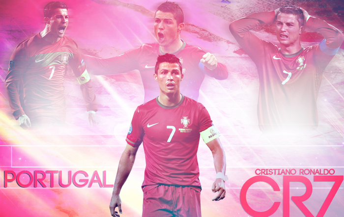 Cristiano Ronaldo Portugal CR7 Football Art