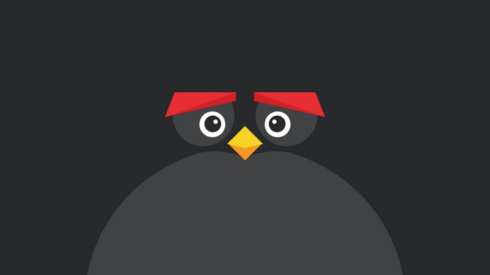 Minimalist Angry Birds Bomb