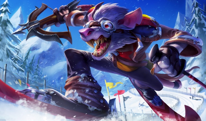 Twitch (League Of Legends) Winter Wonder Skier