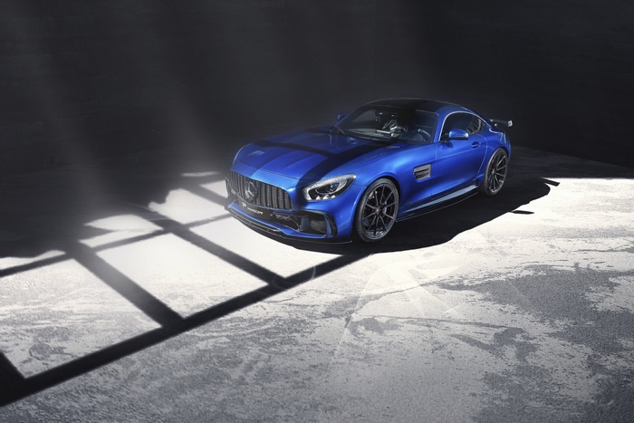 Dramatic Blue Mercedes-AMG GT S Sport Car