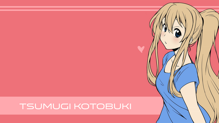 Tsumugi Kotobuki from K-ON! in blue shirt