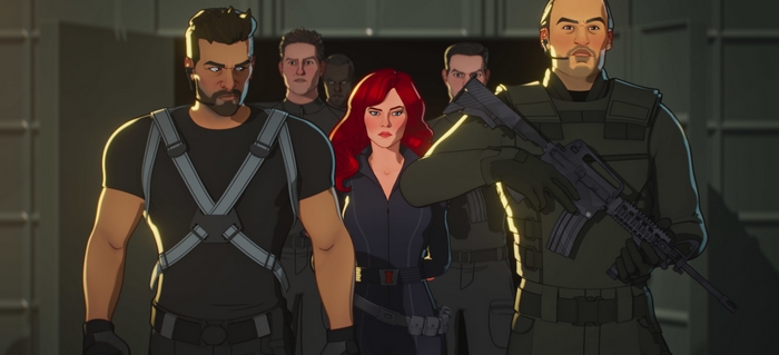What If...? Black Widow with armed team