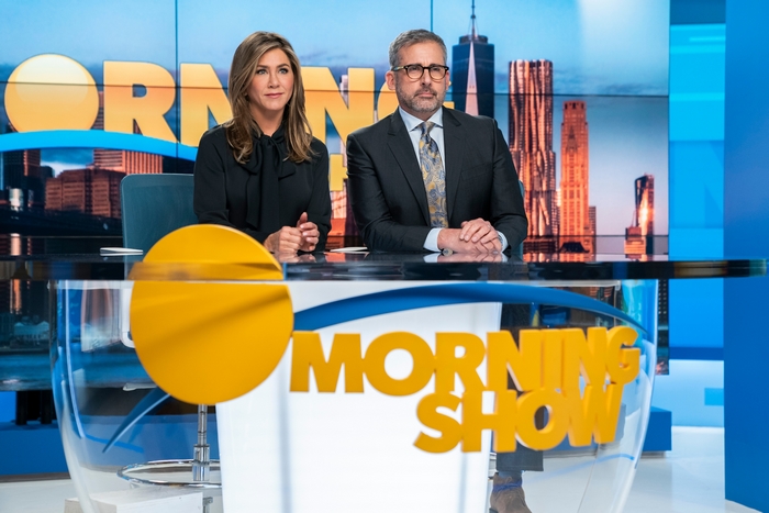 Jennifer Aniston and Steve Carell on The Morning Show