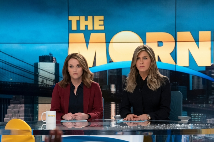 Jennifer Aniston and Reese Witherspoon on The Morning Show