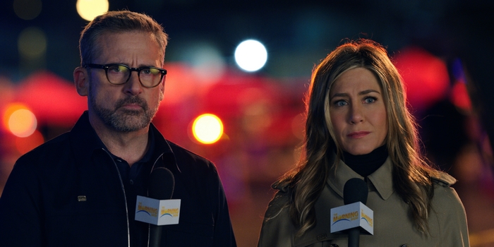 Jennifer Aniston and Steve Carell in The Morning Show