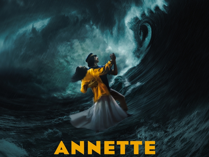 Annette: Marion Cotillard and Adam Driver dancing in storm