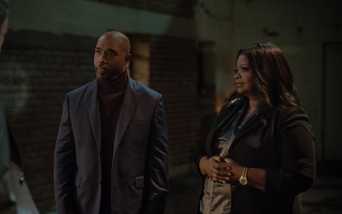 Octavia Spencer and Michael Beach in Truth Be Told
