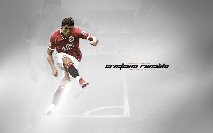 Manchester United Superstar Cristiano Ronaldo Kicking