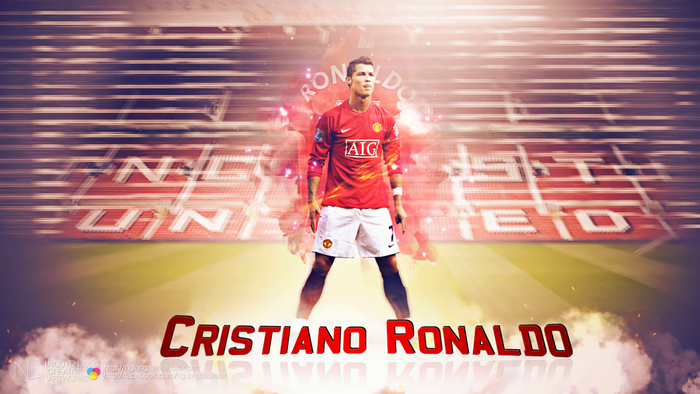 Cristiano Ronaldo in Manchester United Kit