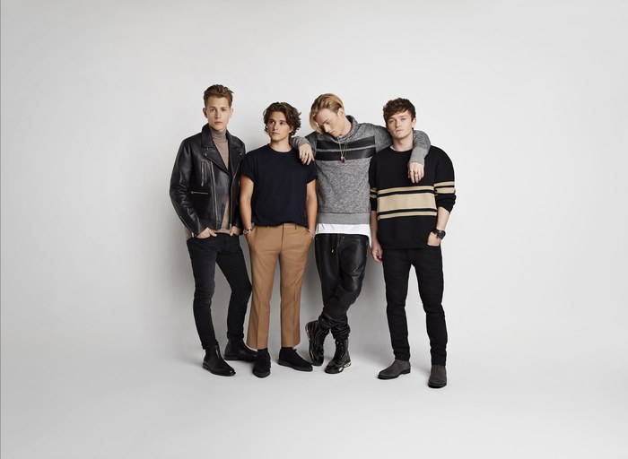 The Vamps band members studio portrait 4K