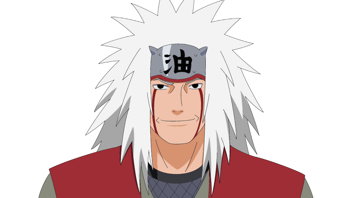 Jiraiya from Naruto smiling