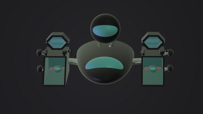 Minotaur Sci-Fi Combat Vessel 3D