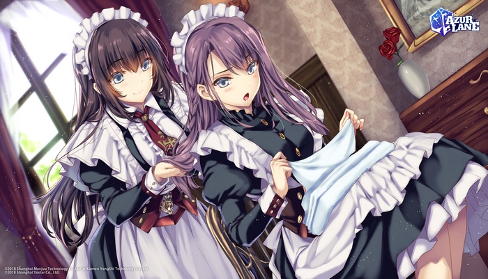 Azur Lane Curlew and Curacoa Maids