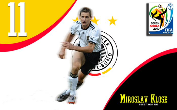 Miroslav Klose Germany National Football Team 2010
