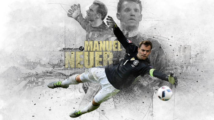 Manuel Neuer Germany Goalkeeper Diving Save