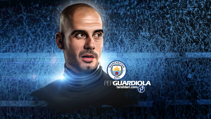 Pep Guardiola Manchester City F.C. Artwork