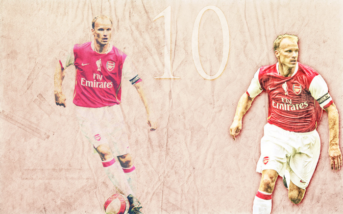 Arsenal legend Dennis Bergkamp number 10