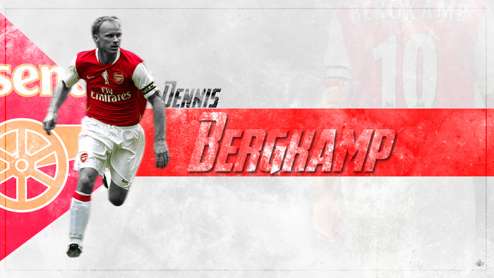 Dennis Bergkamp Arsenal F.C. Football Player Graphic