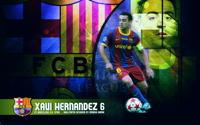 Xavi Hernandez FC Barcelona Champions League