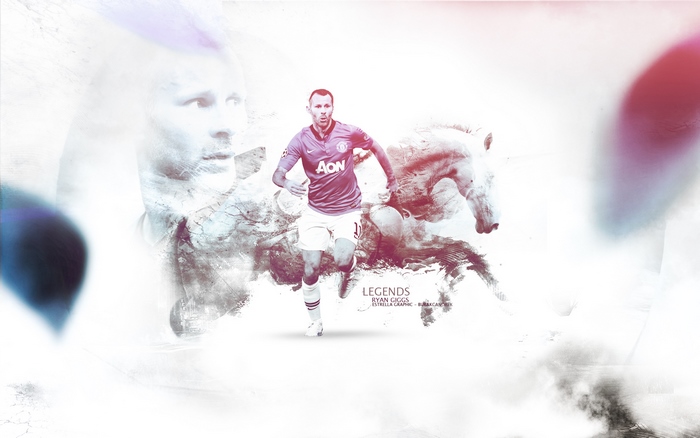 Ryan Giggs Manchester United Legends Art