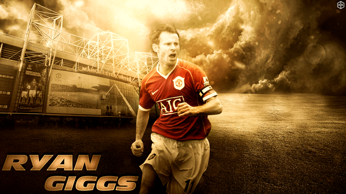 Ryan Giggs Manchester United F.C. at Old Trafford