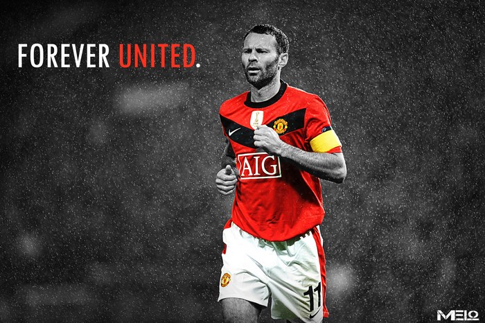 Ryan Giggs Forever United in the Rain