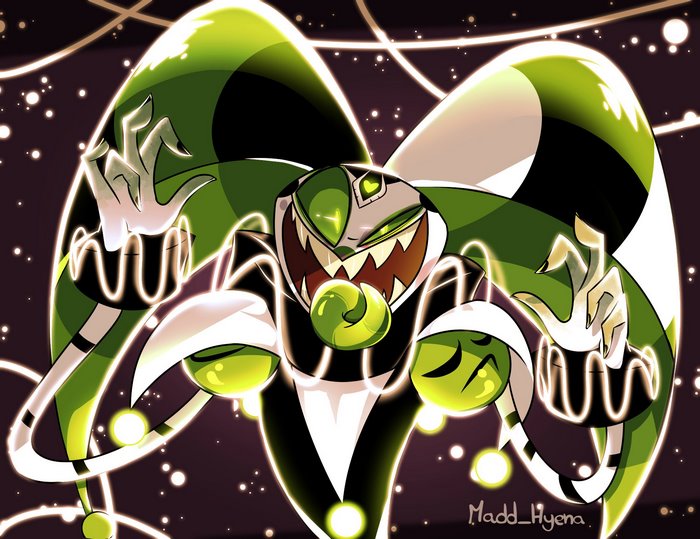 Robo Fizz Helluva Boss glowing jester