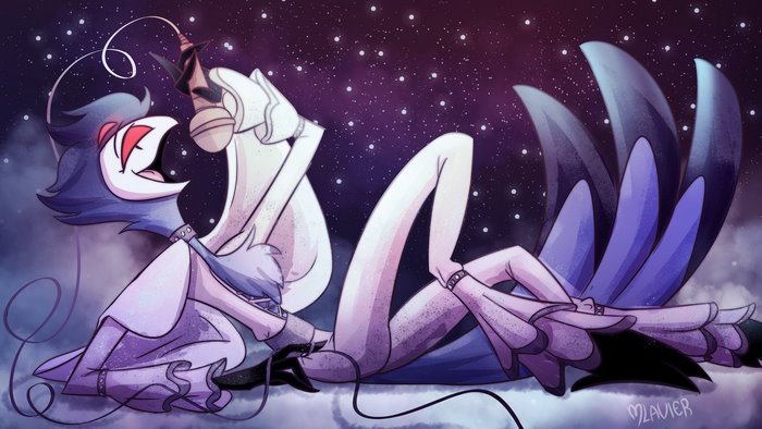 Stolas and partner's dreamy starry night