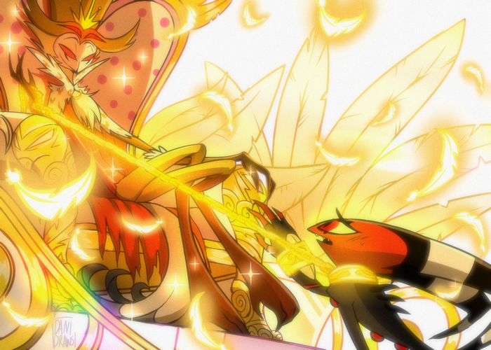 Stolas and Blitzo Intense Confrontation Helluva Boss