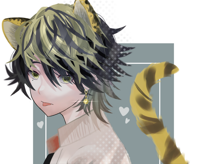 Kazutora Hanemiya as a tiger boy