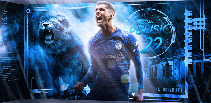 Christian Pulisic Chelsea F.C. roaring blue lion energy