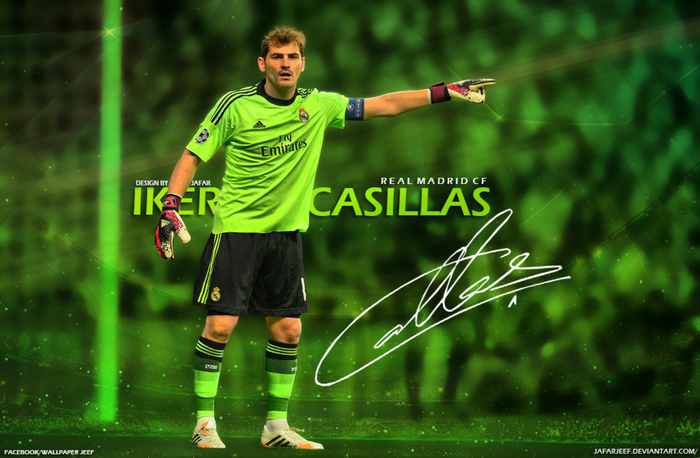 Iker Casillas Real Madrid CF Goalkeeper Graphic