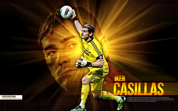 Iker Casillas Real Madrid Goalkeeper Catch