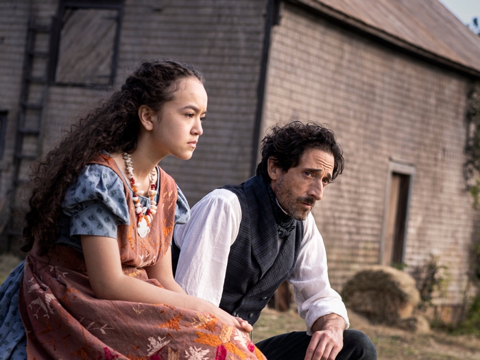 Adrien Brody and Sirena Gulamgaus in Chapelwaite