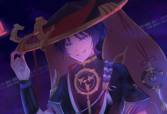Scaramouche in Mystic Night Scene
