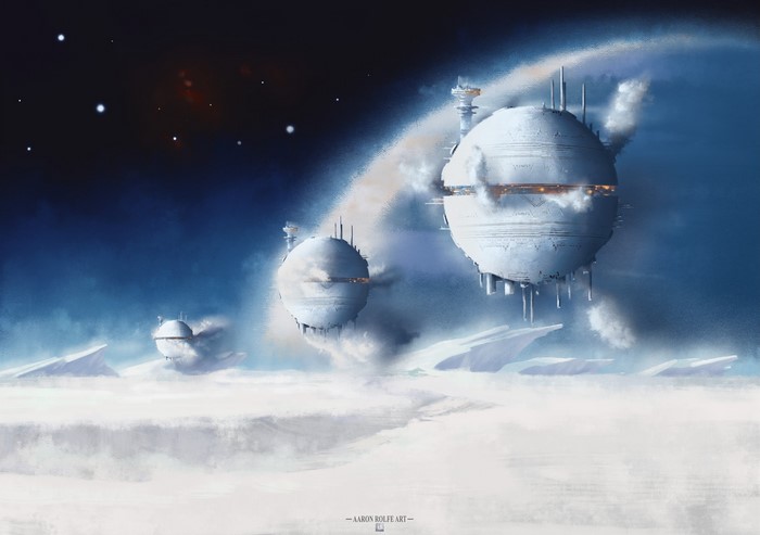 Worlds of Our Own Devise: Floating Spherical Cities