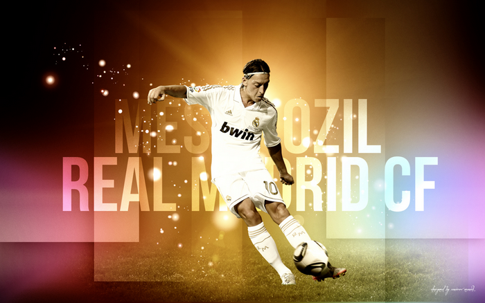 Mesut Özil Real Madrid C.F. football action shot