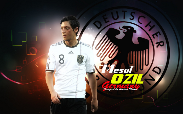 Mesut Özil in Germany National Football Team Jersey