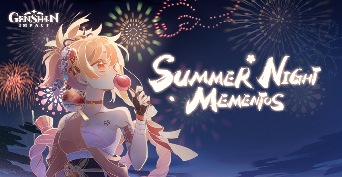 Yoimiya (Genshin Impact) Summer Night Mementos and Fireworks